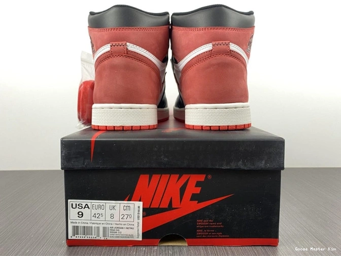 1 Retro Air Red 555088-112 Jordan Track High 0814